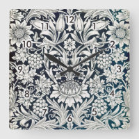 Vintage Floral Pattern, William Morris Square Wall
