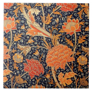 Vintage Floral Pattern, William Morris Tile