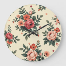 Vintage floral patterns with classic elegance