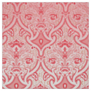 Vintage Floral Peony Border Sepia Roses Art Fabric