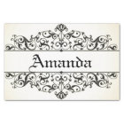 Vintage Floral Personalised