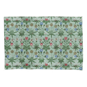 Vintage Floral Pink Blue William Morris Daisy Pillowcase