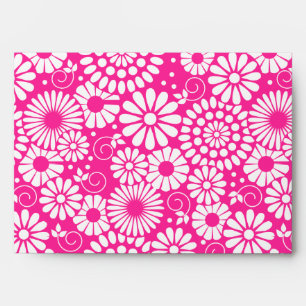 Vintage floral pink Envelope