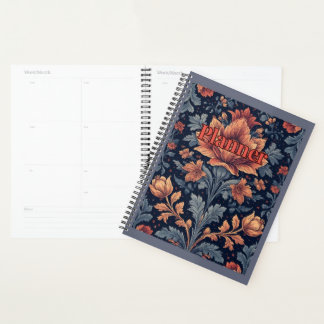 Vintage Floral Planner – Elegant Botanical Design