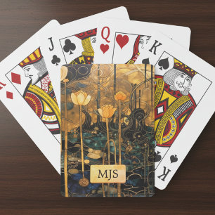 Vintage Floral Playing Cards