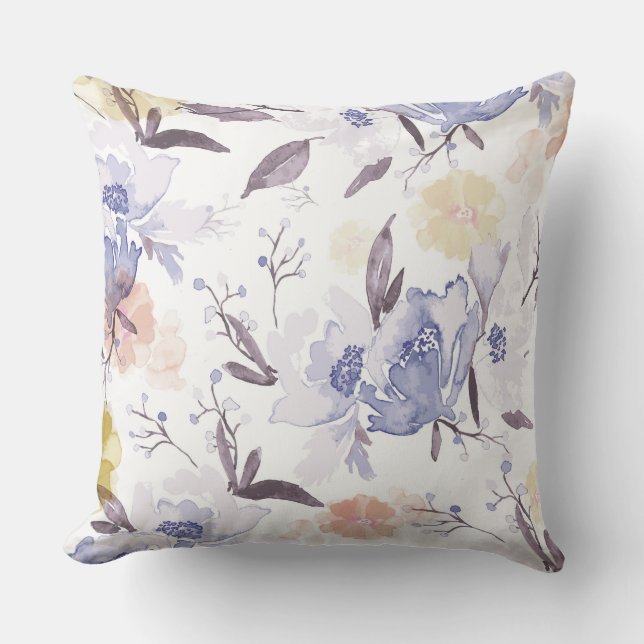 Vintage Floral Print 1 Cushion (Front)
