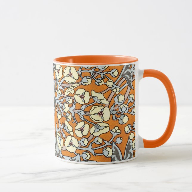 Vintage Floral print Mug (Right)