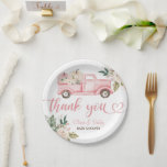 Vintage Floral Pumpkin Truck Baby Shower  Paper Plate<br><div class="desc">Elevate your fall baby shower with our "Vintage Floral Pumpkin Truck Baby Shower Paper Plates." These plates feature a delightful vintage pumpkin truck design with beautiful floral accents, perfectly capturing the essence of autumn. Ideal for serving your favourite treats, they combine style and practicality, making your celebration both festive and...</div>