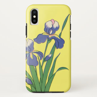 Vintage Floral, Purple Spring Garden Iris Flowers Case-Mate iPhone Case