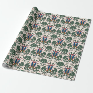Vintage floral renaissance wallpaper. wrapping paper