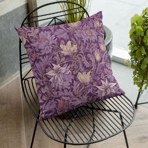 Vintage Floral Retirement Gifts for Mum Violet Cushion