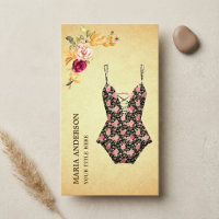 Vintage Floral Retro Bikini Swimsuit Swimwear