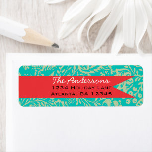 Vintage Floral Return Address