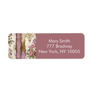 Vintage Floral - Return Address Labels