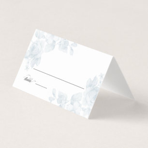 Vintage Floral Rose Place Card
