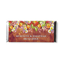 Vintage Floral Rustic Primrose Wood Fall Wedding