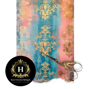 Vintage Floral Rustic Texture French Decoupage Tissue Paper