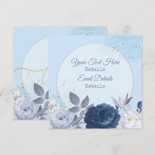 Vintage Floral Save The Date