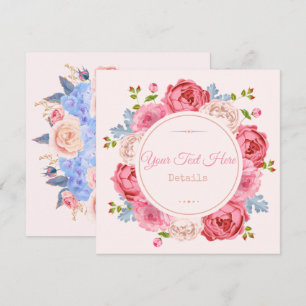 Vintage Floral Save The Date