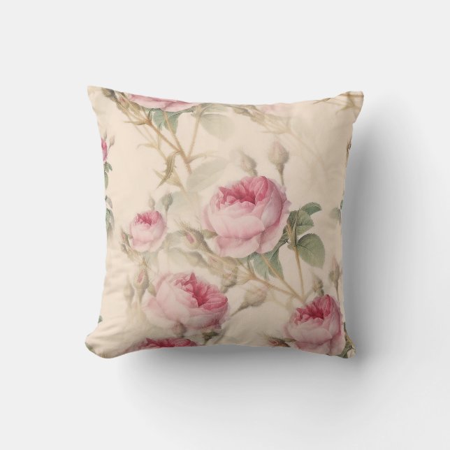Vintage Floral Seamless Pattern  Cushion (Front)