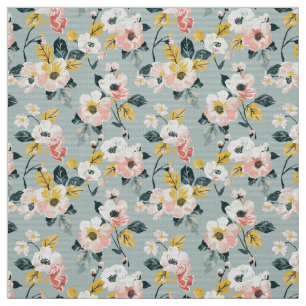 Vintage Floral Seamless Pattern Fabric
