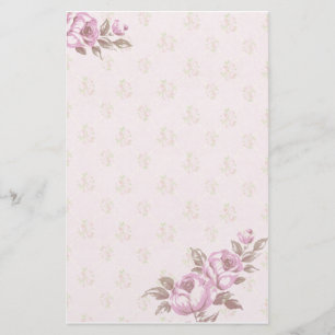 Vintage Floral Stationery