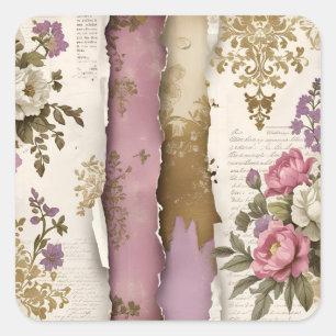 Vintage Floral - Stickers