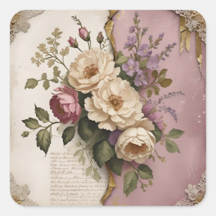 Vintage Floral - Stickers