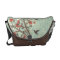 Vintage floral swirls bird Rickshaw messenger bag