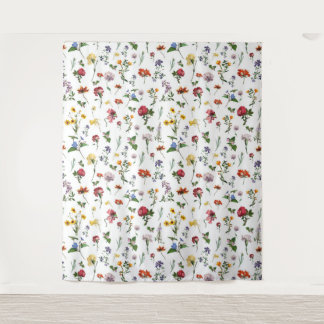 Vintage Floral Tapestry - Flower Backdrop