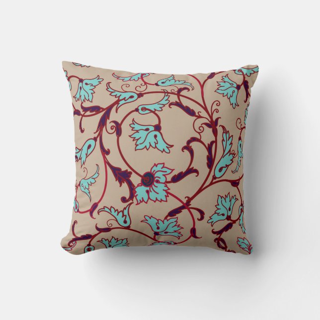 Vintage floral texture pattern. Seamless pattern,  Cushion (Front)
