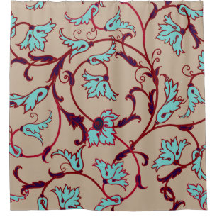 Vintage floral texture pattern. Seamless pattern,  Shower Curtain