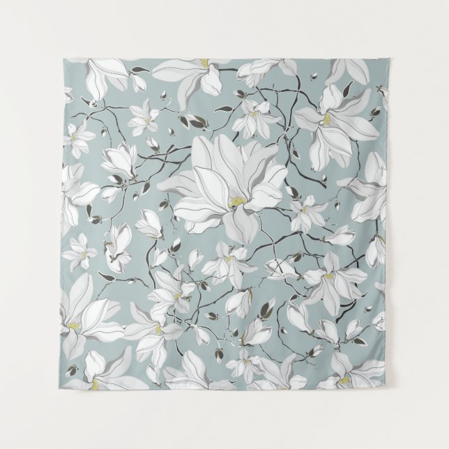 Vintage floral texture pattern. Seamless pattern Tapestry (Front)