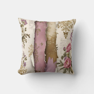 Vintage Floral - Throw Pillow