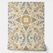 Vintage Floral Tile Wallpaper - Heirloom Botanical
