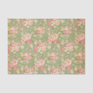 Vintage Floral Tissue Paper
