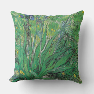 Vintage Floral Van Gogh Iris Cushion