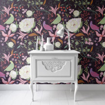 Vintage Floral Wallpaper for Home Decor