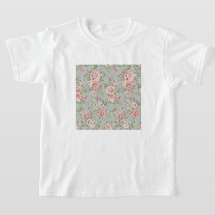 Vintage Floral Wallpaper T-Shirt