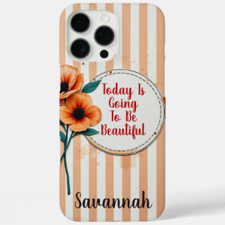 Vintage Floral Watercolor Design Chic Distressed iPhone 16 Pro Max Case