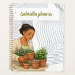 Vintage floral watercolor gardening lover chic planner<br><div class="desc">Perfect for mom gardening enthuasiast or as a thoughtful gift,  this beautifully illustrated planner helps organize life with style and ease. Featuring charming,  cozy designs,  it’s ideal for tracking schedules,  milestones,  and everyday moments while staying inspired</div>