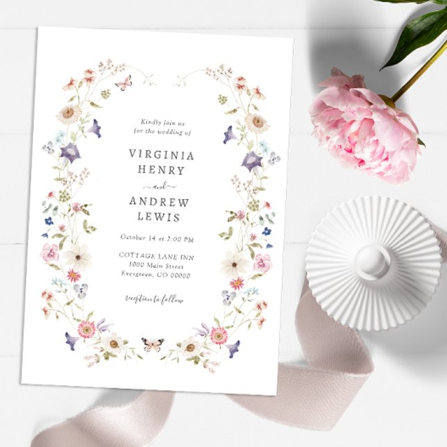 Vintage Floral Wedding Invitation (Creator Uploaded)