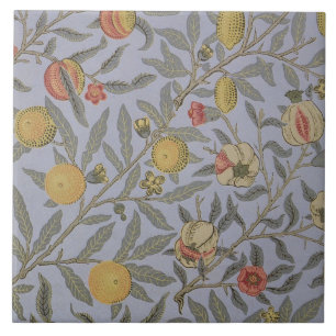 Vintage Floral William Morris Fruit Tile