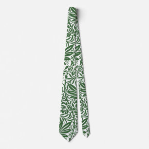 Vintage Floral William Morris Willow Bough Green Tie