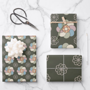 Vintage floral wrapping paper