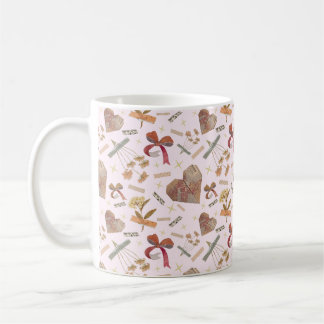 Vintage Florals & Paper Hearts Mug