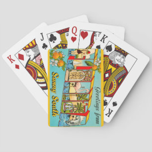 Vintage Florida Greeting Playing Cards