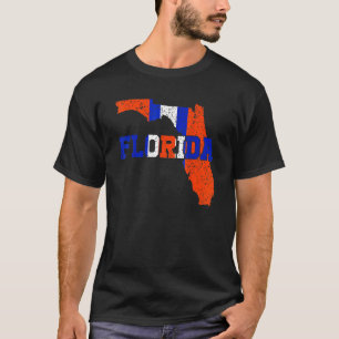 Vintage Florida Map Women Men Girls Boys Florida T-Shirt