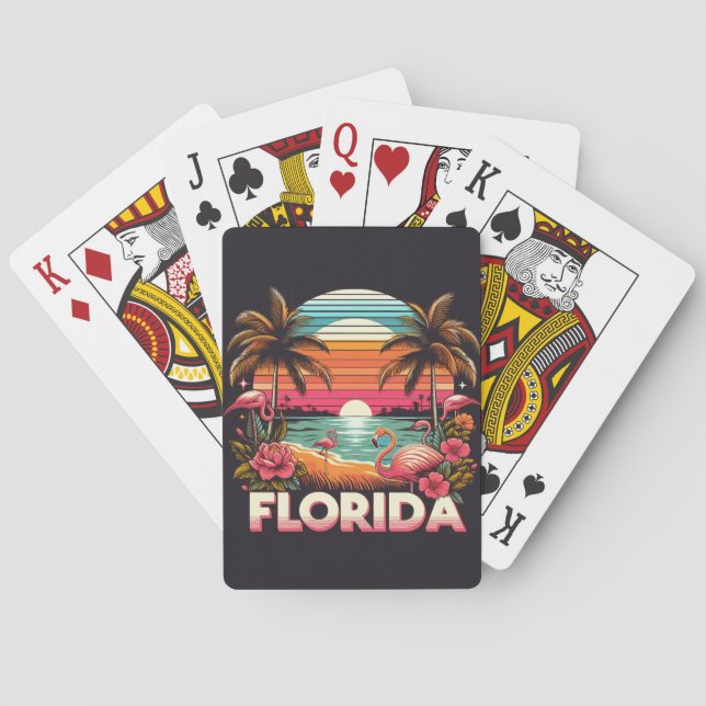 Vintage Florida Playing Cards (Back)