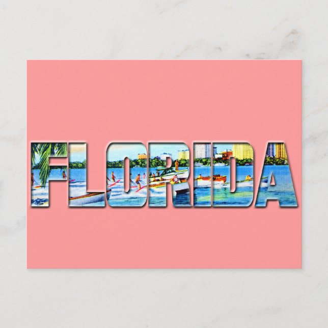 Vintage Florida Postcard (Front)